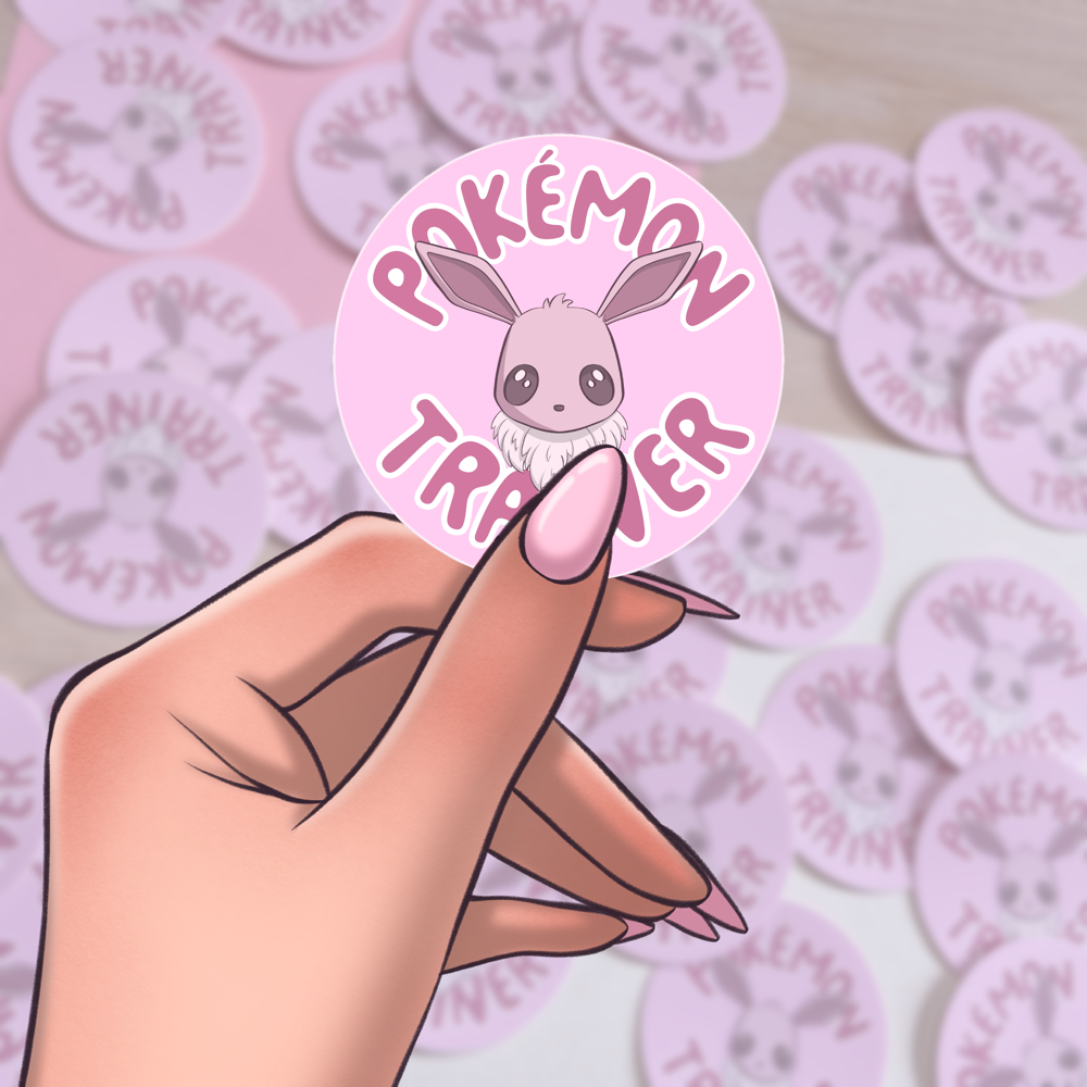 Eevee - Pokemon Trainer - Sticker