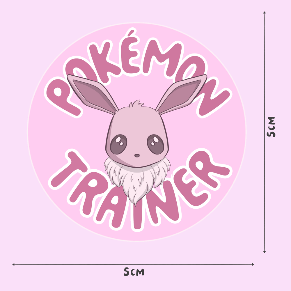 Eevee - Pokemon Trainer - Sticker