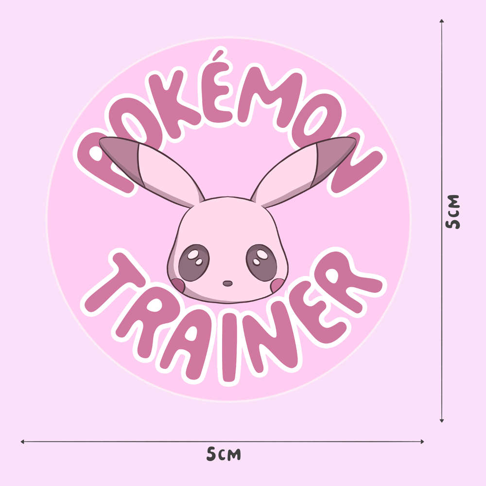 Pikachu - Pokemon Trainer - Sticker