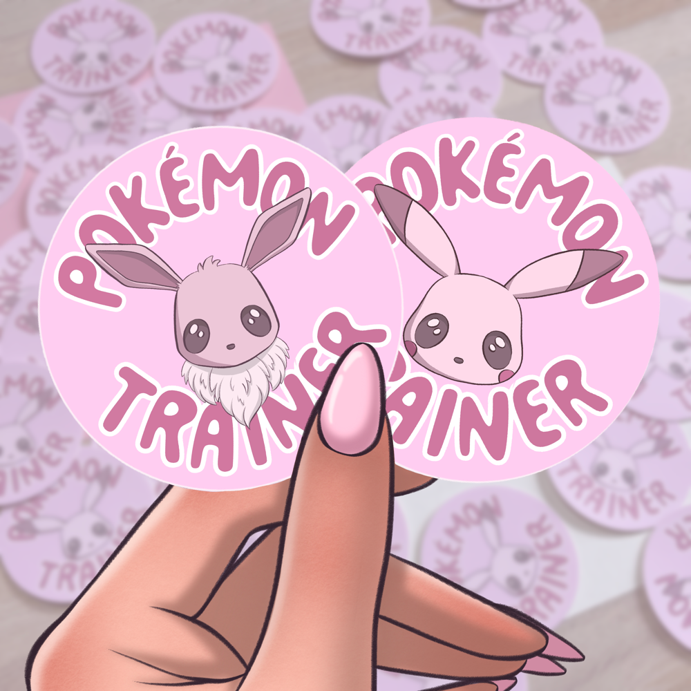 Pikachu - Pokemon Trainer - Sticker