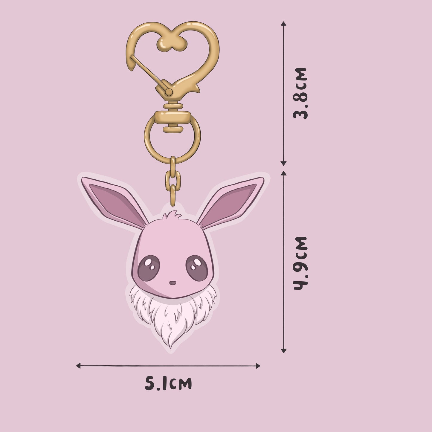 Eevee - Pokemon Trainer - Keyring