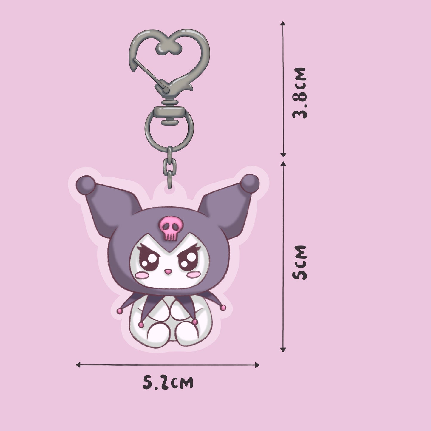 Baby Kuromi - Sanrio Girls - Keyring