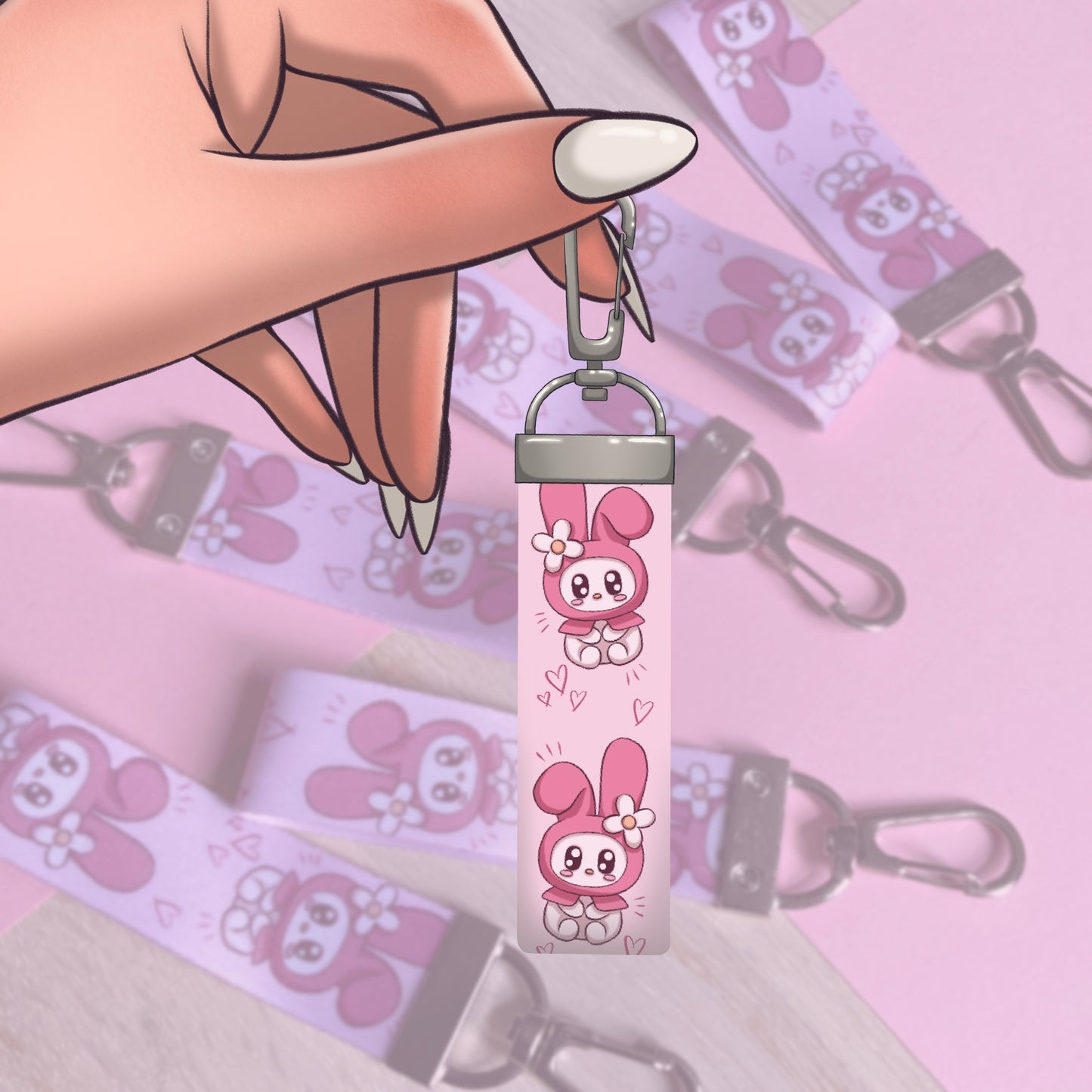 My Melody Mini Lanyard - Sanrio Girls - Keyring