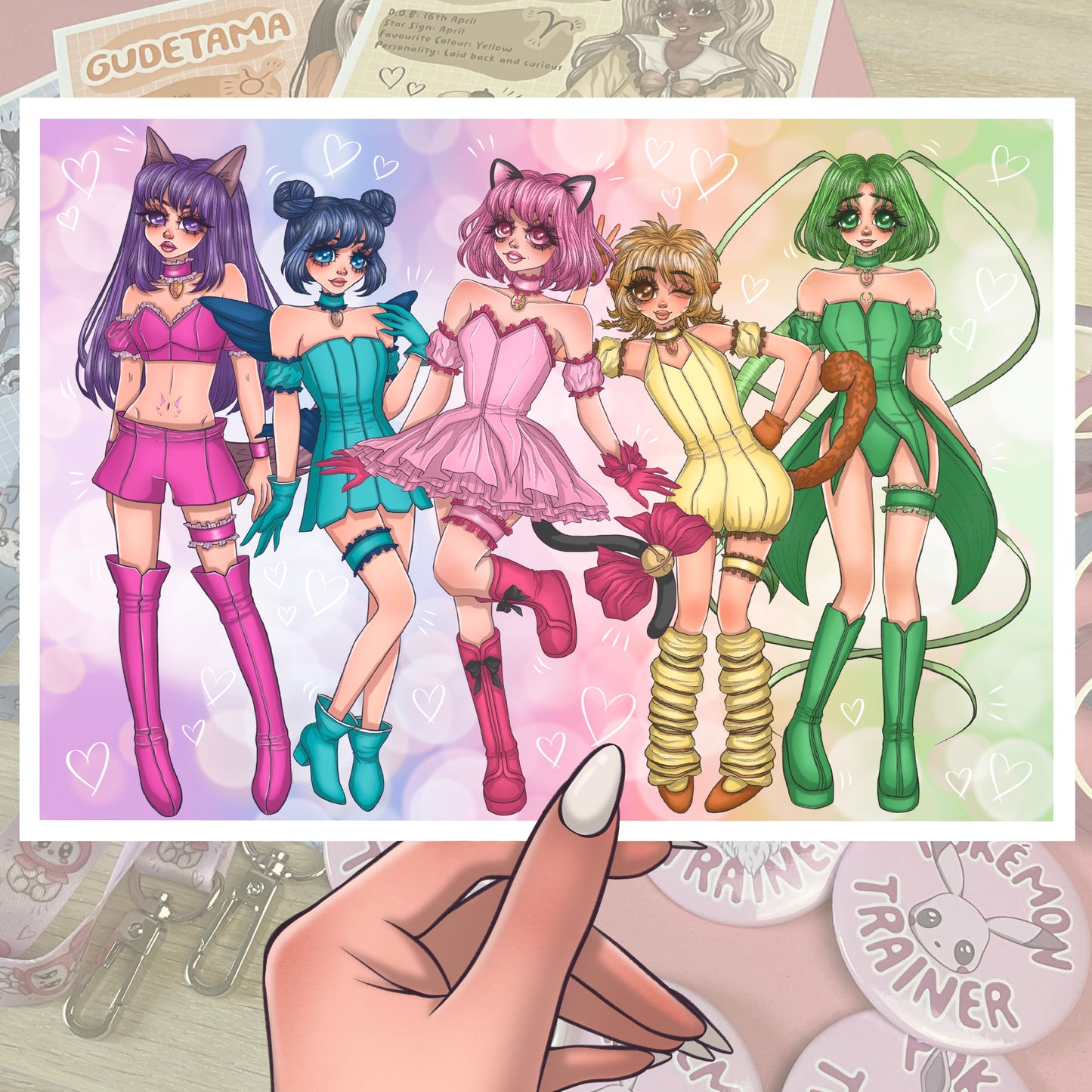 Tokyo Mew Mew Girls! - Tokyo Mew Mew - A5 Print